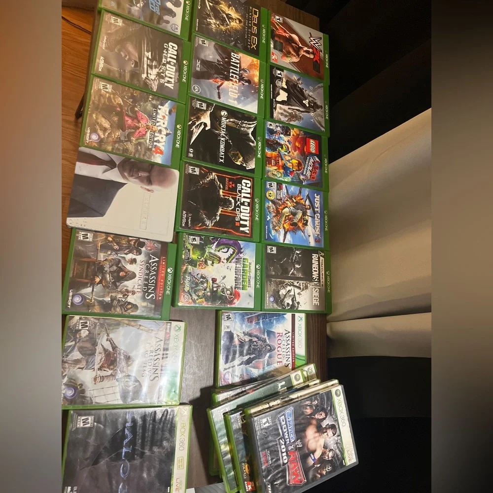 XBOX ONE, Turtle beach headset, Xbox Rechargeable Batteries kit, 25 games